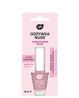 Life Nude odżywka do paznokci 6 w 1, nr 07