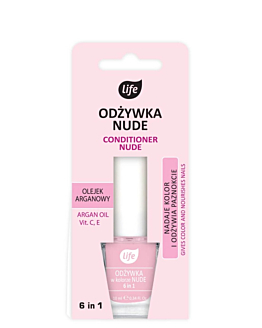 Life Nude odżywka do paznokci 6 w 1, nr 12