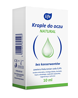 Life Natural, Krople do oczu bez konserwantów