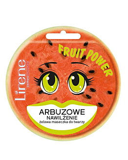 Lirene Fruit Power Arbuzowe Nawilżenie Żelowa maseczka do twarzy