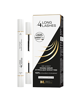Long4Lashes Siero Giorno & Notte Doppio 2in1 stimolante crescita ciglia, 2x3ml