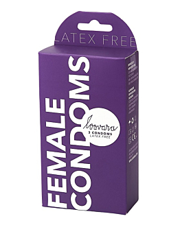Loovara Latex Free Prezerwatywy Dla Kobiet 3 Sztuki