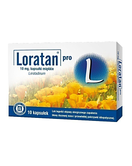 Loratan pro kapsułki miękkie 10 mg 10 kaps.
