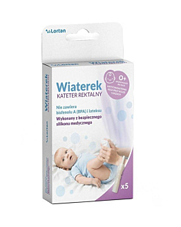 Wiaterek, Kateter rektalny na kolkę dla niemowląt