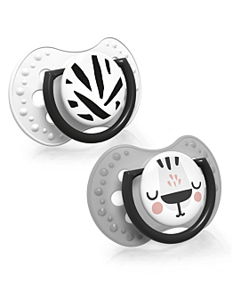 Lovi Smoczek Silikonowy Dynamiczny Salt&Pepper 6-18M