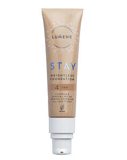 Lumene Stay Fondotinta Leggero a Lunga Tenuta SPF30 4 Tan

