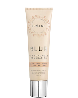 Lumene Blur Długotrwały podkład 16h SPF15, 1 Classic Beige