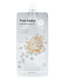 Missha Pure Source Pocket Pack Maschera Notte, Pearl 10 ml