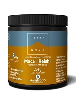 Terranova Maca i Reishi Supermieszanka, Suplement diety zawierający kompleks składników aktywnych
