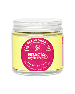 Bracia Mydlarze Deodorante in crema senza bicarbonato, Magnolia con yuzu