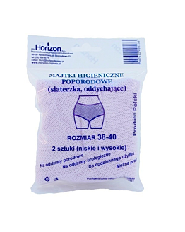 Majtki poporodowe siateczkowe, rozm. 38-40