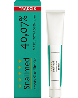Snailmed Przeciwtrądzikowa maść ze śluzem ślimaka i totarolem, 20 ml