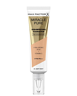 Max Factor Miracle Pure Podkład, 40 Lightg Ivory