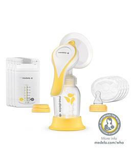 Medela Harmony Flex Laktator Ręczny Zestaw Podstawowych Akcesoriów