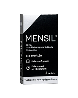 Mensil 25 mg Lek na zaburzenia erekcji, 2 tabl.