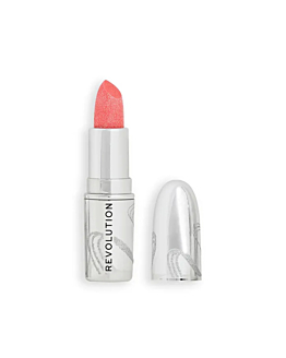 Makeup Revolution Metallic Muse Glitter Lipstick Baby Pink