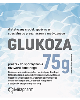 Milapharm, Glukoza, Proszek do sporządzania roztworu doustnego