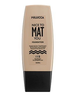 Milucca Nice To Mat You Matujący podkład do twarzy, 115