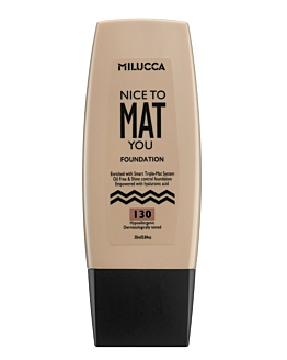 Milucca Nice To Mat You Matujący podkład do twarzy, 130
