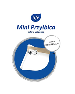 Life Mini Przyłbica, Osłona ust i nosa, Rozmiar uniwersalny, Kolor beżowy