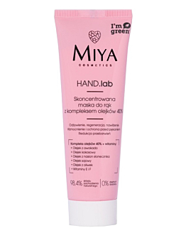 Miya Hand.Lab Maschera Concentrata per Mani con Complesso di Oli 40% 50 ml