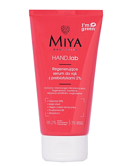 Miya Hand.Lab Siero Rigenerante per Mani con Prebiotici 2% 75 ml