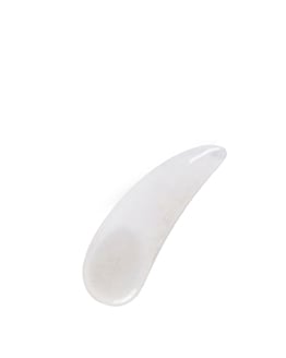 Mohani Cucchiaino in Giada per Massaggio Contorno Occhi e Applicazione Crema