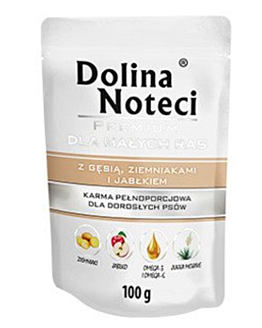 Dolina Noteci Pies Saszetka Mini Gęś/Ziemniak