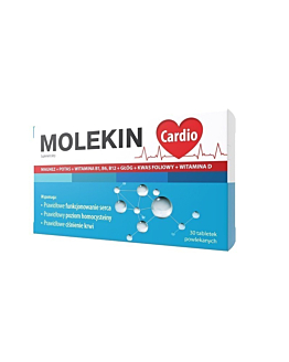 Molekin Cardio, Preparat wspomagający układ krążenia, Tabletki