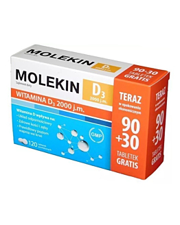 Molekin D3 2000 j.m., Tabletki