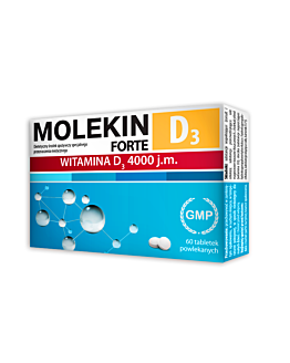 Molekin D3 Forte 4000 j.m., Tabletki