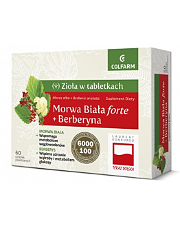 Morwa Biała Forte + Berberyna Tabletki