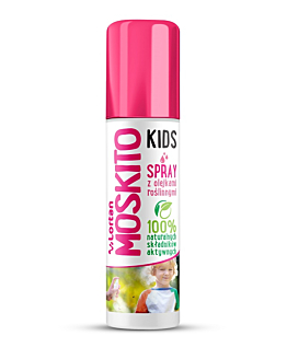 Lortan Moskito Kids, Spray z olejkami roślinnymi na komary, kleszcze i meszki
