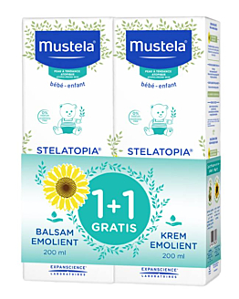 Mustela Stelatopia Duopack (Balsam Emolient + Krem Emolient )