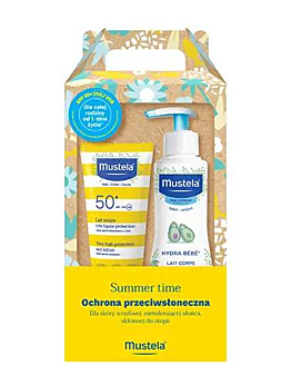 Mustela Sun Zestaw Summer Time (Mleczko 100ml + Hydra Bebe Mleczko 300ml)