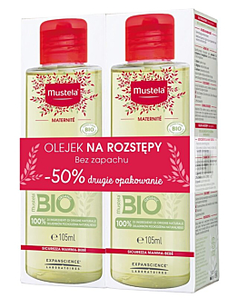 Mustela Olejek na rozstępy Duopak 
