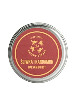Mydlarnia Cztery Szpaki Balsam do ust, Śliwka i Kardamon
