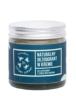 Mydlarnia Cztery Szpaki Dezodorant w kremie, Bezzapachowy