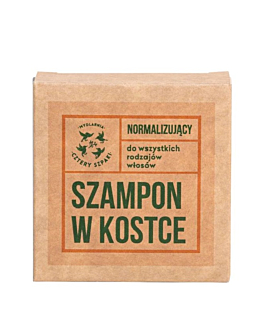 Mydlarnia Cztery Szpaki Normalizujący Szampon w Kostce Rozmaryn i Mandarynka