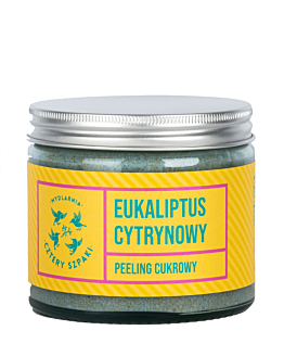 Mydlarnia Cztery Szpaki Eukaliptus Cytrynowy Naturalny Peeling Cukrowy do ciała
