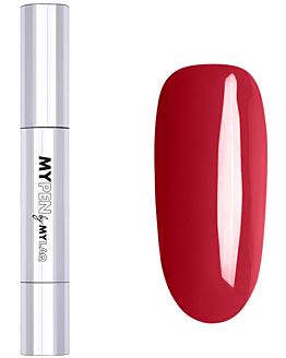 Mylaq My Pen Smalto Ibrido in Penna 3-in-1 My Easy Dark Red 3