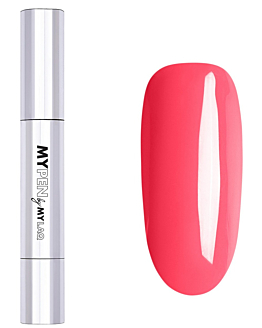 Mylaq My Pen Smalto Ibrido in Penna 3-in-1 My Easy Soft Red 3