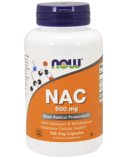 Now Foods NAC 600 mg, Kapsułki