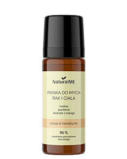 NaturalME Mango i Mandarynka Pianka do mycia ciała i rąk