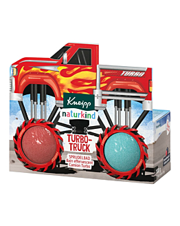 Kneipp Naturkind Turbo-Truck Musująca figurka do kąpieli o zapachu porzeczk