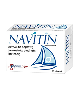 Navitin, Preparat na poprawę parametrów płodności i potencję dla mężczyzn, Tabletki