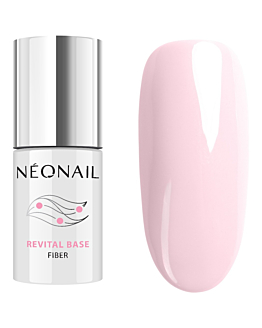 Neonail Revital Base Fiber Baza hybrydowa, Rosy Blush