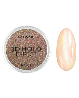 Neonail Pyłek do paznokci 3D Holo Effect 02 Peach