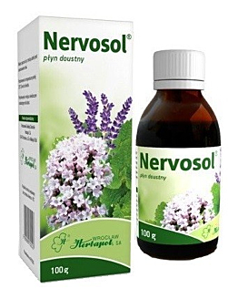 Nervosol lek stosowany w stanach napięcia nerwowego i niepokoju, 100 g
