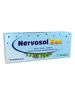 Nervosol Sen Preparat poprawiający jakość snu Tabletki
